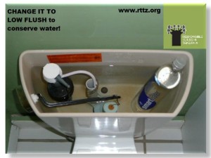 Save 1.5 litres water per flush!